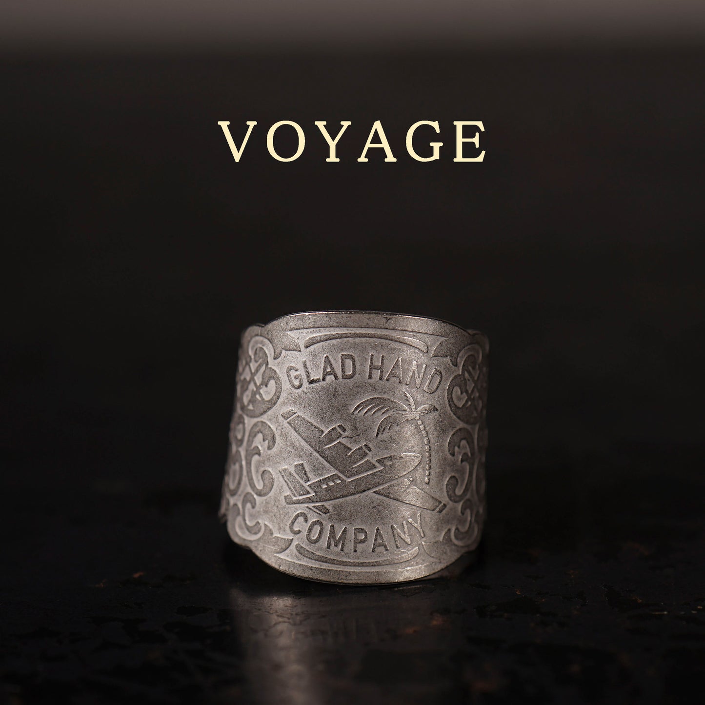 CIGAR TAG RING "SILVER"