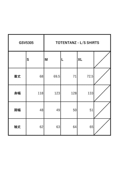 TOTENTANZ - L/S SHIRTS / GSV5305