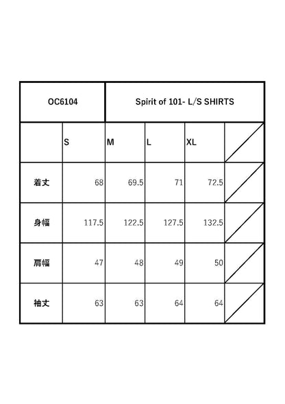 Spirit of 101- L/S SHIRTS / OC6104