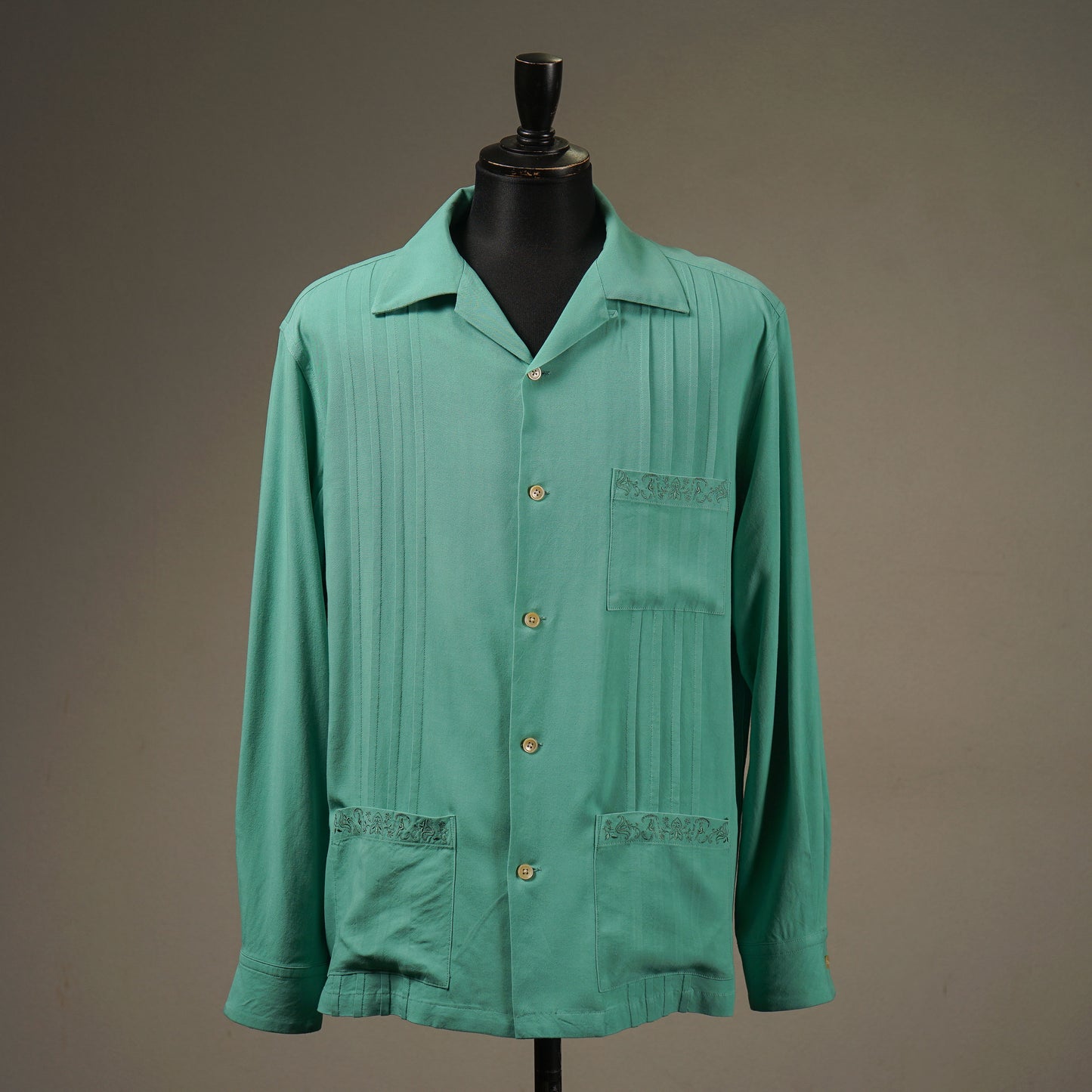 RIPTIDE CLUB - L/S GUAYABERA SHIRTS / GSV5113