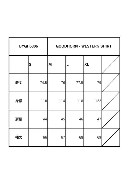 GOODHORN - WESTERN SHIRT / BYGH5306