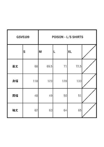 POISON - L/S SHIRTS / GSV5109
