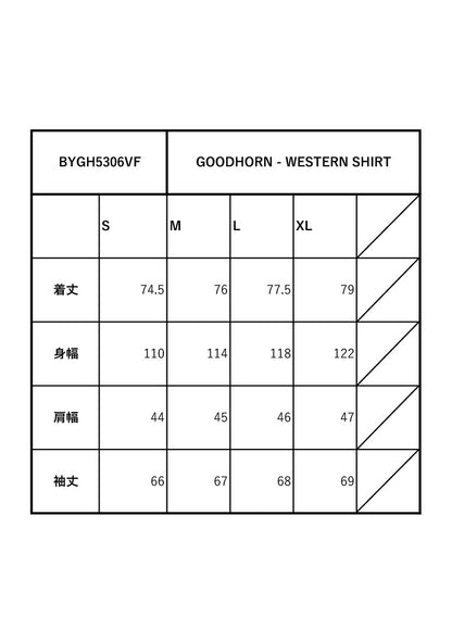 GOODHORN - WESTERN SHIRT / BYGH5306VF