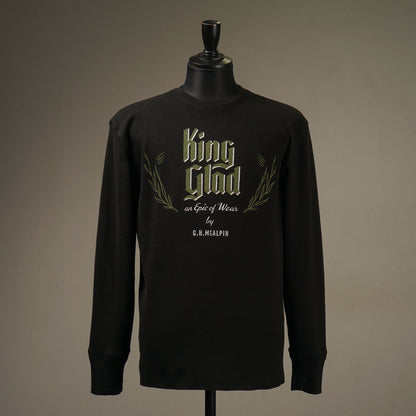 KING GLAD - L/S WAFFLE T-SHIRTS / BYGH5117