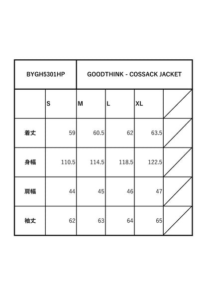 GOODTHINK - COSSACK JACKET / BYGH5301HP