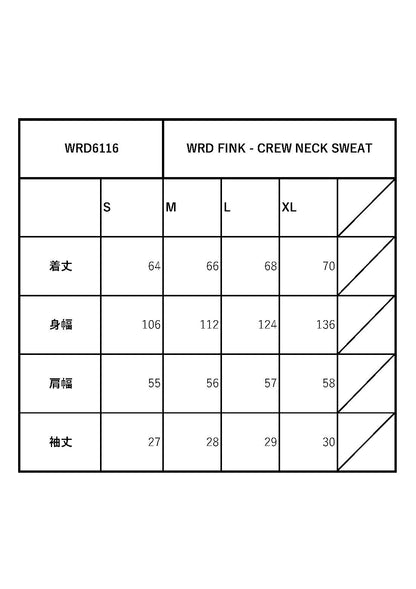 WRD FINK - CREW NECK SWEAT / WRD6116
