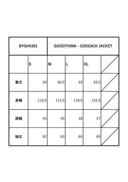GOODTHINK - COSSACK JACKET / BYGH5301
