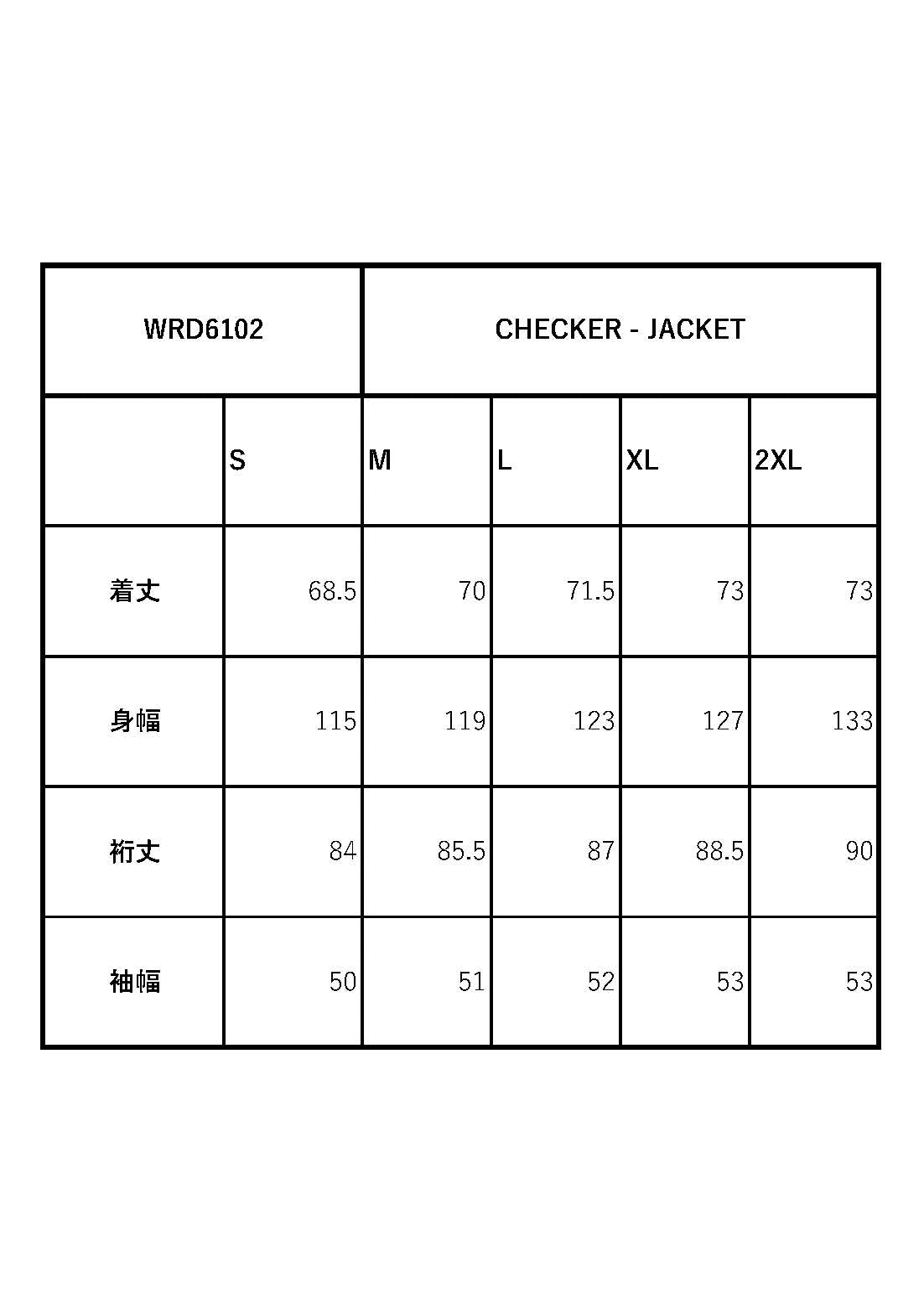 CHECKER - JACKET / WRD6102 GLADHAND / グラッドハンド