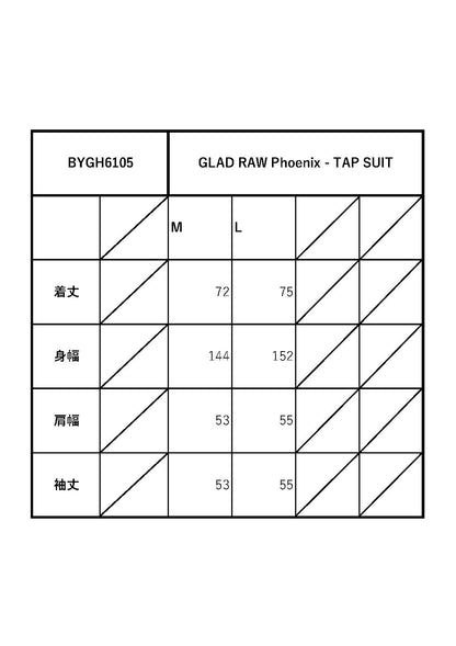 GLAD RAW Phoenix - TAP SUIT / BYGH6105