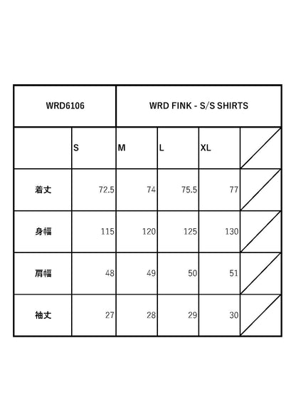 WRD FINK - S/S SHIRTS / WRD6106 GLADHAND / グラッドハンド