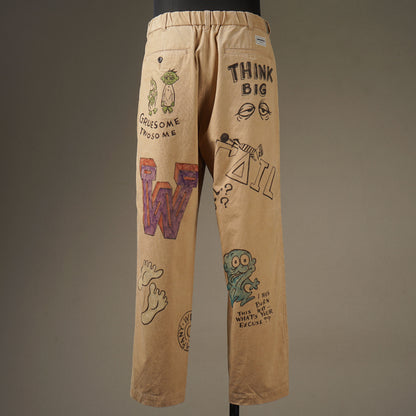 WIND UP - TACK EASY PANTS "HAND PAINT" / WRD9902HP