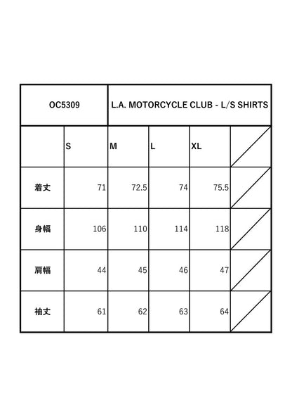 L.A. MOTORCYCLE CLUB - L/S SHIRTS / OC5309
