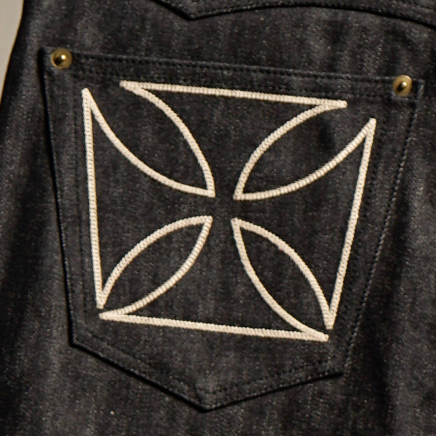 THUG - WIDE DENIM IRON CROSS / GSV9904 GLADHAND / グラッドハンド