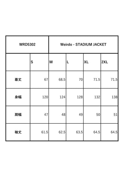 Weirdo - STADIUM JACKET / WRD5302