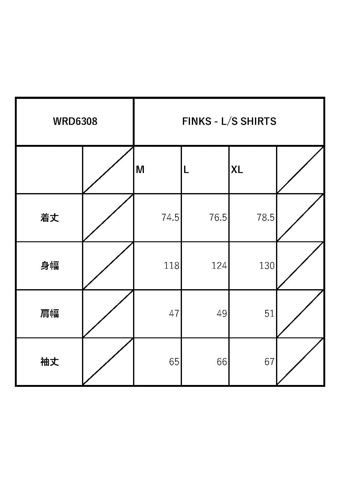 FINKS - L/S SHIRTS / WRD6308