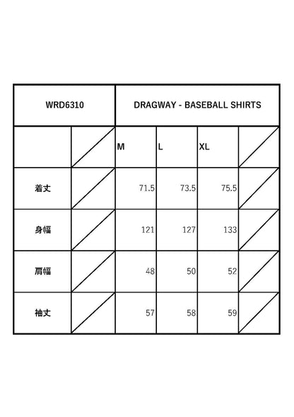 DRAGWAY - BASEBALL SHIRTS / WRD6310