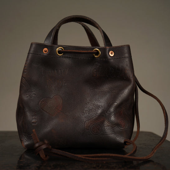 LEATHER PURSE BAG 