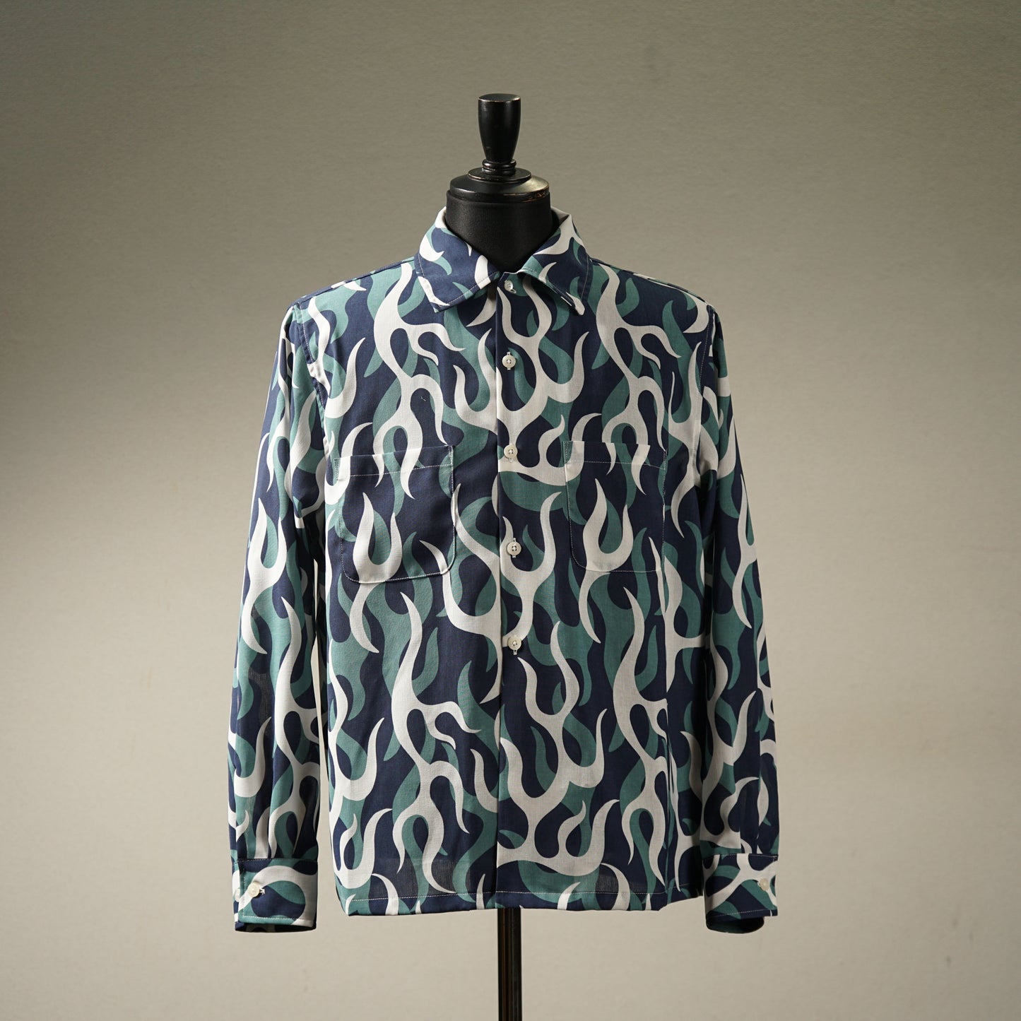 PSYCHO FLAMES - L/S SHIRTS/ WRD-23-SS-09