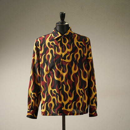 PSYCHO FLAMES - L/S SHIRTS/ WRD-23-SS-09