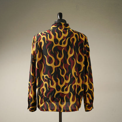 PSYCHO FLAMES - L/S SHIRTS/ WRD-23-SS-09