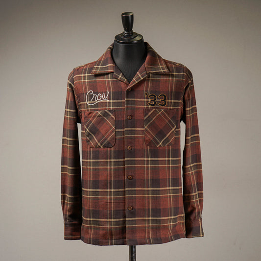 FAST CROW - L/S CHECK SHIRTS / OC-22-AW-07