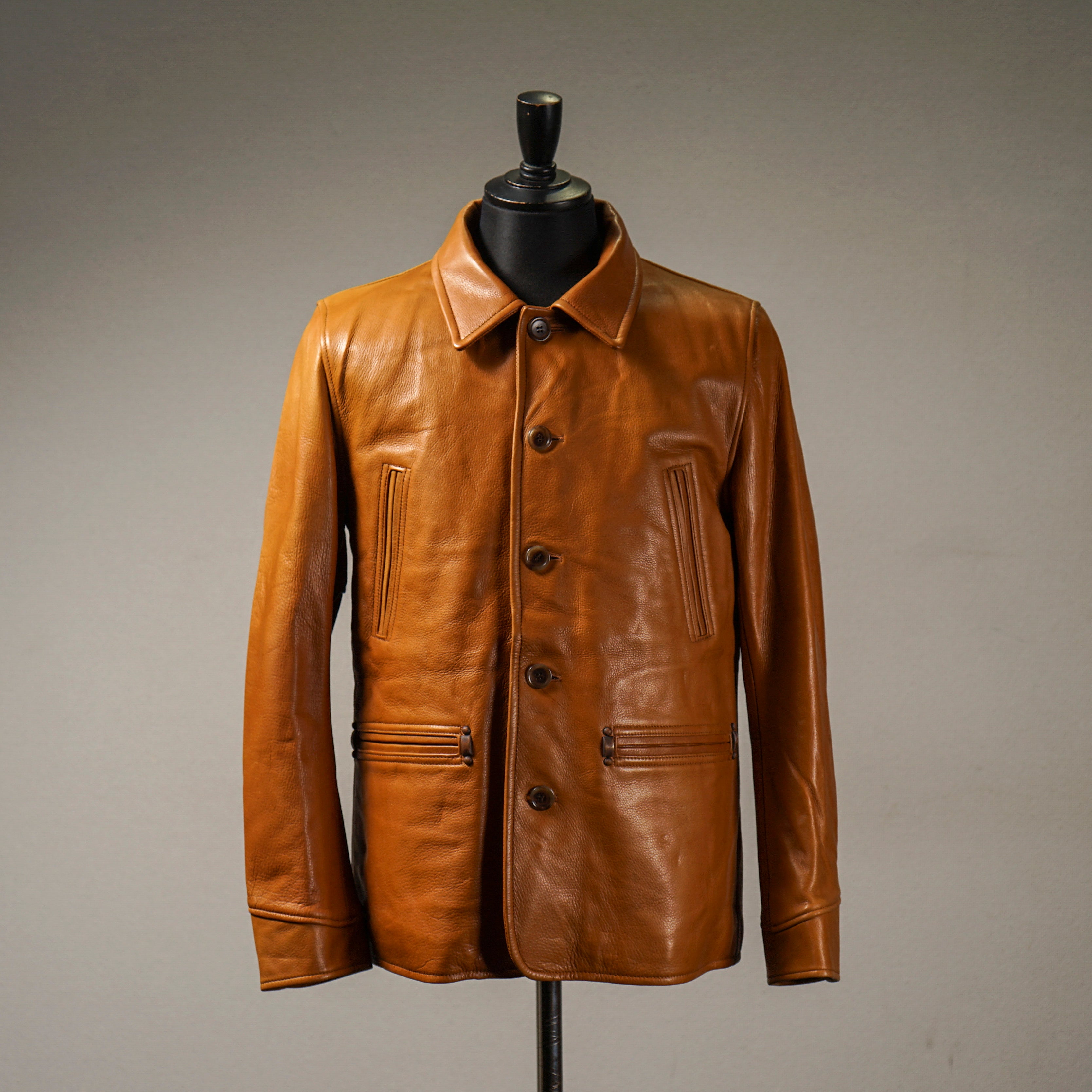 by GLADHAND グラッドハンド 11AW GOOD FELLOWS / レザーカーコート ...