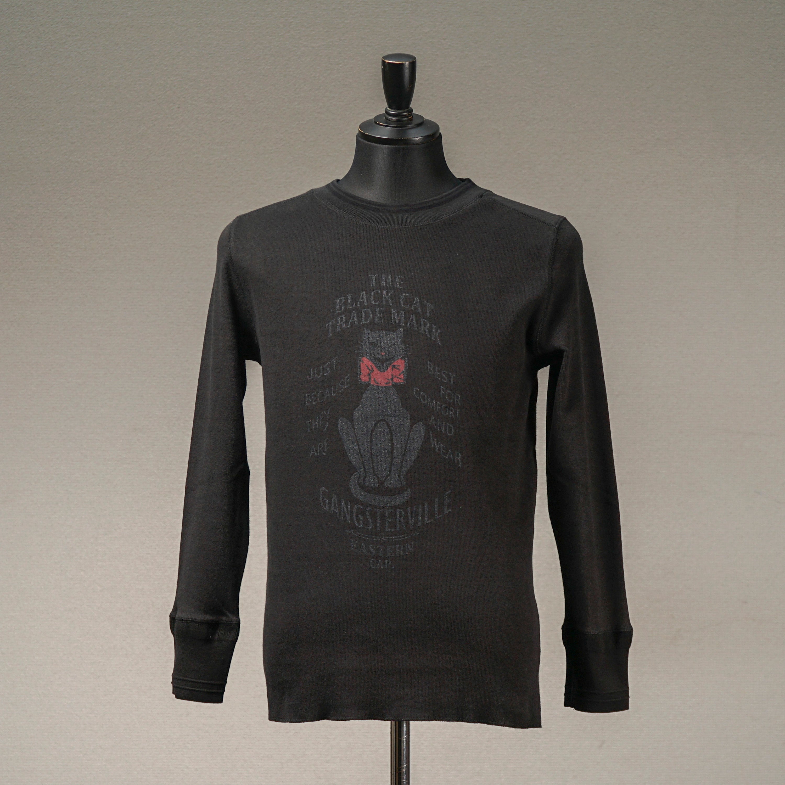 BLACK CAT MARK - L/S T-SHIRTS / GSV-22-AW-23 – GLADHAND & Co.