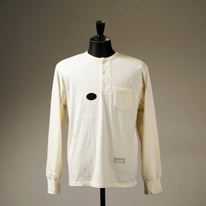〔VINTAGE FINISH〕STANDARD HENRY POCKET L/S T-SHIRTS / GH-26